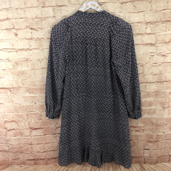 Rebecca Taylor Static Print Silk Dress - Picture 5 of 8